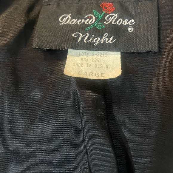 David Rose cropped vintage bolero, Black, Large - Picture 5 of 7